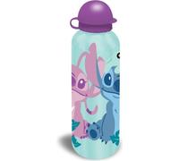 Lilo & Stitch Bouteille d'eau pour enfants 500 ml - Bouteille en aluminium pour le sport et les loisirs, l'école - Turquoise