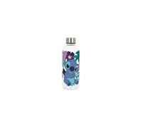 Boîte à goûter - KONIX - Lilo & Stitch «Stitch Loves You» - Rose/Bleu - Plastique durable - Couvercle hermétique
