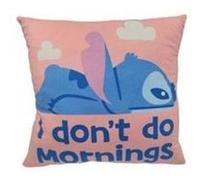 Lilo & Stitch - Coussin Stitch I don't do mornings 40 cm G