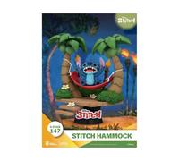 Lilo & Stitch - Diorama D-Stage Stitch Hammock 13 Cm