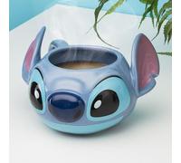 Stitch Tasse en Forme - Marchandise Disney Officielle, Tasse Céramique Peinte à la Main Lilo, 450ml (15 oz)