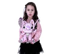 Disney Lilo And Stich Angel Teddy 30 Cm Rose Enfants
