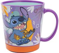 Lilo & Stitch Gobelet anti-basculement PP 410 ml - Gobelet en plastique Drop Safe avec système Smartgrip