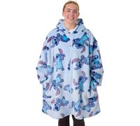 Lilo & Stitch - Hoodie de couverture Fermeture éclair sur toute la longueur pour femme NS8759 (Taille unique) (Bleu)