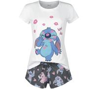 Lilo & Stitch Kiss Kiss Femme Pyjama Multicolore M 100% Coton