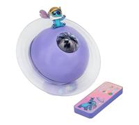 Lilo & Stitch Lampe de projection galaxie sous licence officielle Disney rechargeable par USB Lampe LED à changement de couleur avec télécommande pour enfants et adultes, décoration de chambre