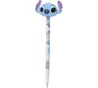 Lilo & Stitch - "Make Waves" stylo et topper PM11974 (16 cm x 4 cm x 1,3 cm) (Bleu/rose clair/noir)