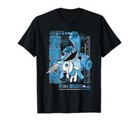 Lilo & Stitch Manga Jump T-Shirt, Homme, Noir, 6XL