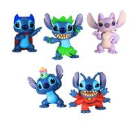 Disney Coffret 5 figurines Stitch Non articulées 6 cm Dès 3 ans