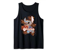 Lilo & Stitch Ohana Orange Hibiscus Débardeur