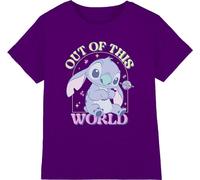 Lilo & Stitch - "Out Of This World" T-shirt pour enfants TV15075 (104) (Violet)