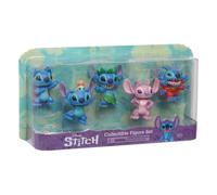 Disney Coffret 5 figurines Stitch Non articulées 6 cm Dès 3 ans