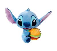 Simba Peluche Stitch Burger Edition - 25 cm Bleu avec hamburger