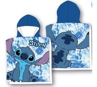 Lilo & Stitch Poncho pour enfants - Serviette à capuche 50x100cm