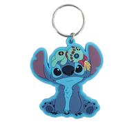 Pyramid International Lilo & Stitch Porte-clés en PVC Stitch & Scrump, violet, 2.5 inch