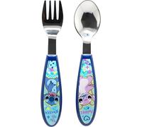Lilo & Stitch Set de couverts pour enfants 2 pièces - Cuillère & fourchette avec poignées à motifs