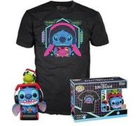 Lilo & Stitch - Set Figurine POP! & Tee T-Shirt Gmr Stitch avec grenouille