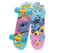 Lilo & Stitch Skateboard pour enfants 17 pouces avec roulements à billes en acier & surface antidérapante Idéal pour les débutants