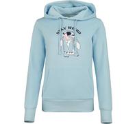 Lilo & Stitch Stay Weird Femme Sweat-Shirt à Capuche Bleu Clair S