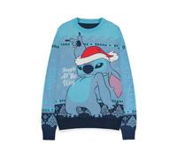 Lilo & Stitch - Stitch Xmas Knit - Pull-Over - Bleu - S - 100% Polyacrylique,Tricots