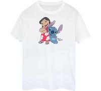 Lilo & Stitch - T-shirt "Classic" pour homme BI617 (L) (Blanc)