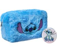Lilo & Stitch - Trousse de toilette et miroir, visage de personnage NS8627 (taille unique) (Bleu)
