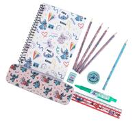 Lilo & Stitch (You're My Fave) Ensemble de papeterie - Collection officielle Disney Lilo & Stitch, comprend des cahiers, des stylos, plus encore, parfait pour l'école, le bureau, cadeau, idéal pour
