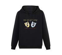 LILOCKFRESH Warm Sweatshirts Art of Noise Whos Afraid The Soul Printed Heavyweight Mens Hooded Size XL