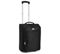 LILOSAC Valise Cabine 47L Ultra Légère Souple 50x38x25 cm - Trolley Bagage Cabine avec roulettes - Sac de Voyage Compatible Avion - Valise Cabine Noir Weekend & Court Séjour