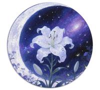 Lily 1000 Pièces Casse-tête Puzzle Rond pour Adultes Et Enfants Classiques l'art De La Décoration Moderne Décompression 1000pcs (67.5x67.5cm)