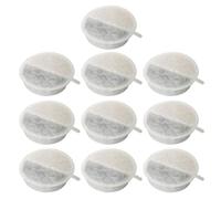 Lily Brown Lot de 10 filtres de fontaine pour chat - Système de filtration en mousse non tissée - Filtre de purification de l'eau - Pour chat - Distributeur d'eau pour animaux de compagnie