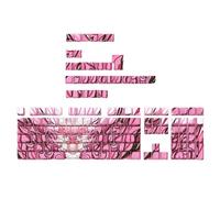 Lily Brown Lot de 136 capuchons de touches Orlong - Double Shot - Impression latérale - Pour clavier mécanique 108 96 87 NJ80 84 75 68 64 61