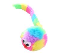 Lily Brown Lot de 5 jouets de souris interactifs remplis d'herbe à chat pour l'intérieur avec de l'herbe à chat - Jouet souris rempli d'herbe à chat