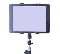 Lily Brown Support de tablette réglable avec filetage 1/4" pour tablettes de 7 à 13 pouces. Fonctionne avec trépied. Pince réglable pour tablette