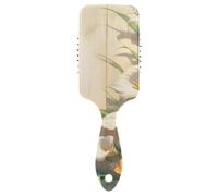 Lily Calla Brosse à cheveux lisse rétro pour cheveux fins conçue pour masser le cuir chevelu pour cheveux mouillés avec poignée ergonomique cepillo anti-frisottis para cabello