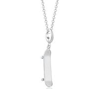 Lily Charmed - Collier en argent sterling 925 avec chaîne de 45,7 cm ou pendentif en argent plaqué or 18 carats, Métal