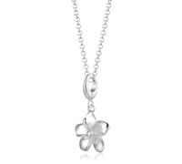 Lily Charmed - Collier fleur en argent sterling 925 avec chaîne de 45,7 cm