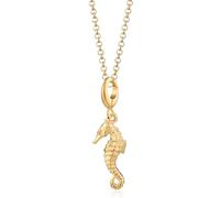 Lily Charmed Collier plaqué or avec pendentif hippocampe