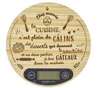 LILY COOK - Balance de cuisine électronique en bois - Beige Beige