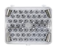 Lily cook Boîte de 52 Douilles en Inox et Accessoires de Décoration Inox