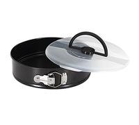 Lily cook - KC2505 - Moule à pâtisserie rond avec charnière et couvercle - Conçu pour réaliser de délicieux gâteaux - dimensions 26 cm - couleur argentée