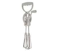 Lily cook, KP0014, Batteur Manuel Ergonomique pour Pâtisserie, Ustensile Pratique et Compact, Idéal pour Recettes Variées, Facile à Utiliser, Couleur Grise, Taille Standard