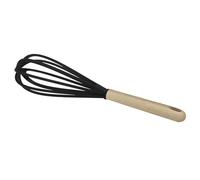 LILY COOK, KP0053, Fouet en PBT avec Manche en Bois, idéal pour pâtisserie, résistant à la Chaleur, Design élégant, Facile à Nettoyer, Parfait pour Toutes Vos créations - 30 cm, Couleur Assortie