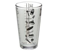 LILY COOK KP5269 Verre doseur Verre Rouge/Bleu/Noir 8,80 x 8,80 x 14,70 cm