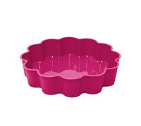 Lily cook Moule à Cake Cœur en Silicone Four et Micro-ondes Multicolore | Silicone, moule à cake cœur, 24x24x5 cm, compatible lave-vaisselle four et micro-ondes, pâtisserie, rose bleu et vert