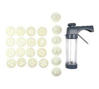 Lily Cook Presse à gâteaux KP5680 Manuelle avec accessoires Gris et transparent 135x225x6 cm