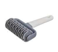 Lily cook Rouleau Décorateur de Pâte Losanges Simple d'Usage Rouge et Gris | Polypropylène, rouleau décorateur de pâte, 17,3 cm, découpe de losanges, simple d'utilisation, pâtisserie, rouge et gris