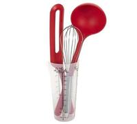 LILY COOK - Set de 3 ustensiles et bol doseur - Crêpes Party G