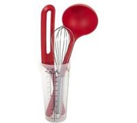 LILY COOK - Set de 3 ustensiles et bol doseur - Crêpes Party G