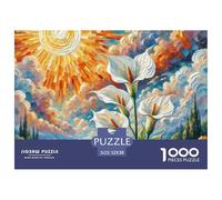 Lily de la Paix 1000 Pièces Puzzle Impossible Belle Décoration Familiale Puzzles Jouets De Difficiles pour La Famille 52x38cm/1000pcs